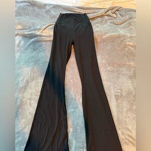 Aerie Black Flared crossover Leggings